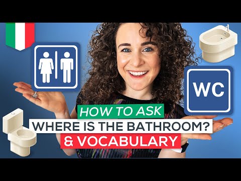 How to ask 'Where is the Bathroom?' in Italian 📚FREE PDF (Italian Phrases for Travel)