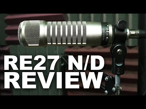 Electro Voice RE27 N/D Broadcast Dynamic Mic Review / Test