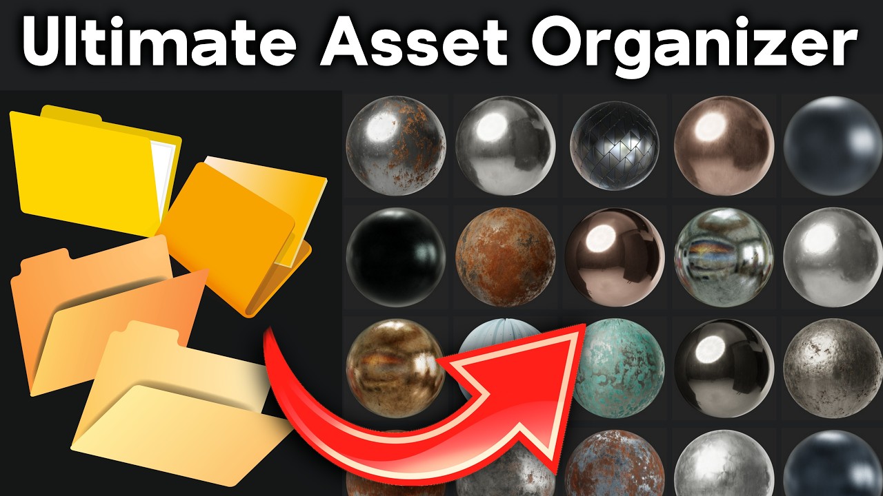 Ultimate Asset Organizer - Materials (Blender Addon Review)