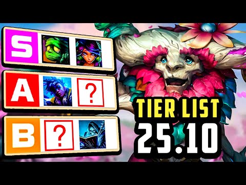 QUELS CHAMPIONS JOUER POUR MONTER EN ELO EN JUNGLE ? (TIER LIST PATCH 25.10)