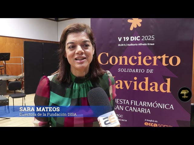 Orquesta Filarmónica de Gran Canaria ofrece Concierto Solidario de Navidad