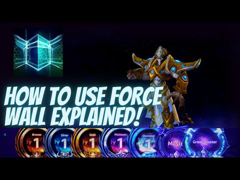 Tassadar Archon - How to Use Force Walls Explained! - B2GM Season 6(Diamond 4)