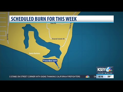 UCSB Lagoon burn scheduled for this week