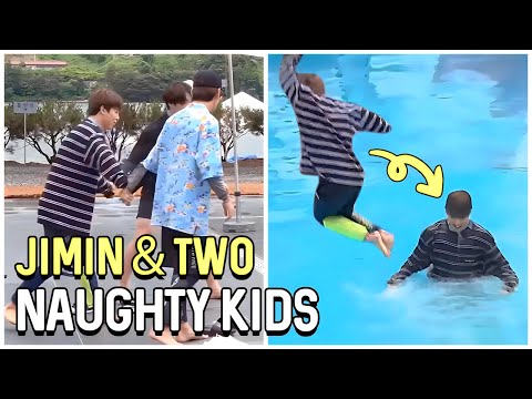 Jimin With Two Naughty Kids - Vkook