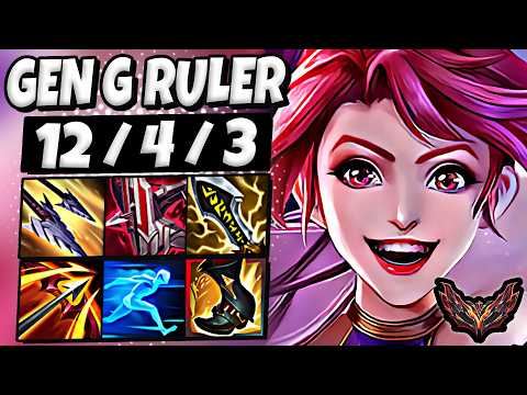 Jinx vs Kaisa ADC [ Gen.G Ruler ] Patch 25.19 Korea Grandmaster ✅
