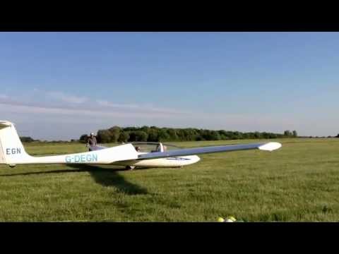 Gliding at Staffordshire Gliding Club Part 1  (Taking Off)