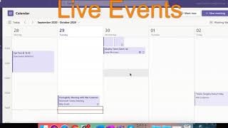 Microsoft Teams Live Events   How to schedule and run a Live Event