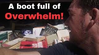 Accidental eBay Death Pile Nightmare - Sorting a boot full of books & DVDs