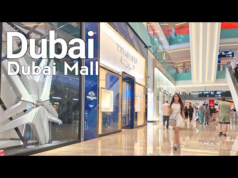 Dubai 4K🇦🇪 Amazing Dubai Mall, The Largest Shopping Mall Walking Tour