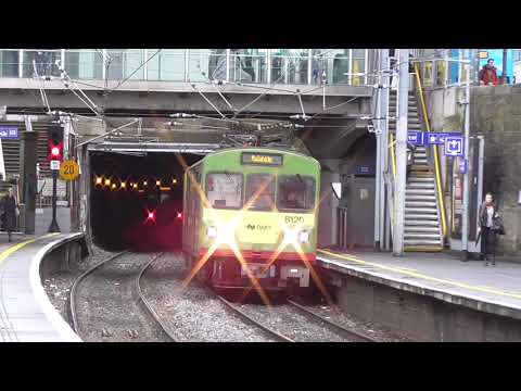 DART 8100 & 8520 Class EMUs - Dún Laoghaire (6/12/18)