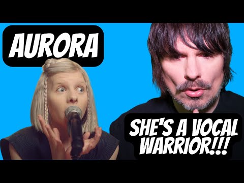 PRO SINGER'S first REACTION to AURORA - WARRIOR