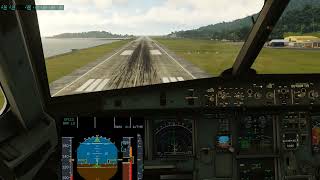 Landing in Seychelles Rwy13 (X plane 12)
