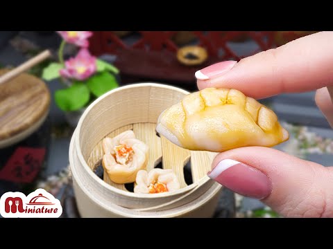 Easy Chinese-Style Chicken Dumplings Recipe | ASMR Cooking Mini Food
