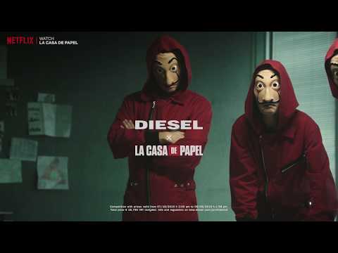 ⁣Diesel x La Casa De Papel
