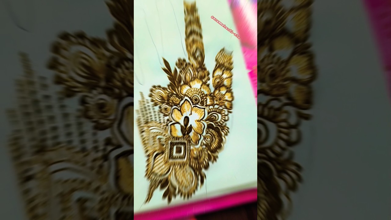 🌿New trending mehandidesign best sawan special mehandidesign♥️🥀#beautifulmehndi #trendingshorts#hena