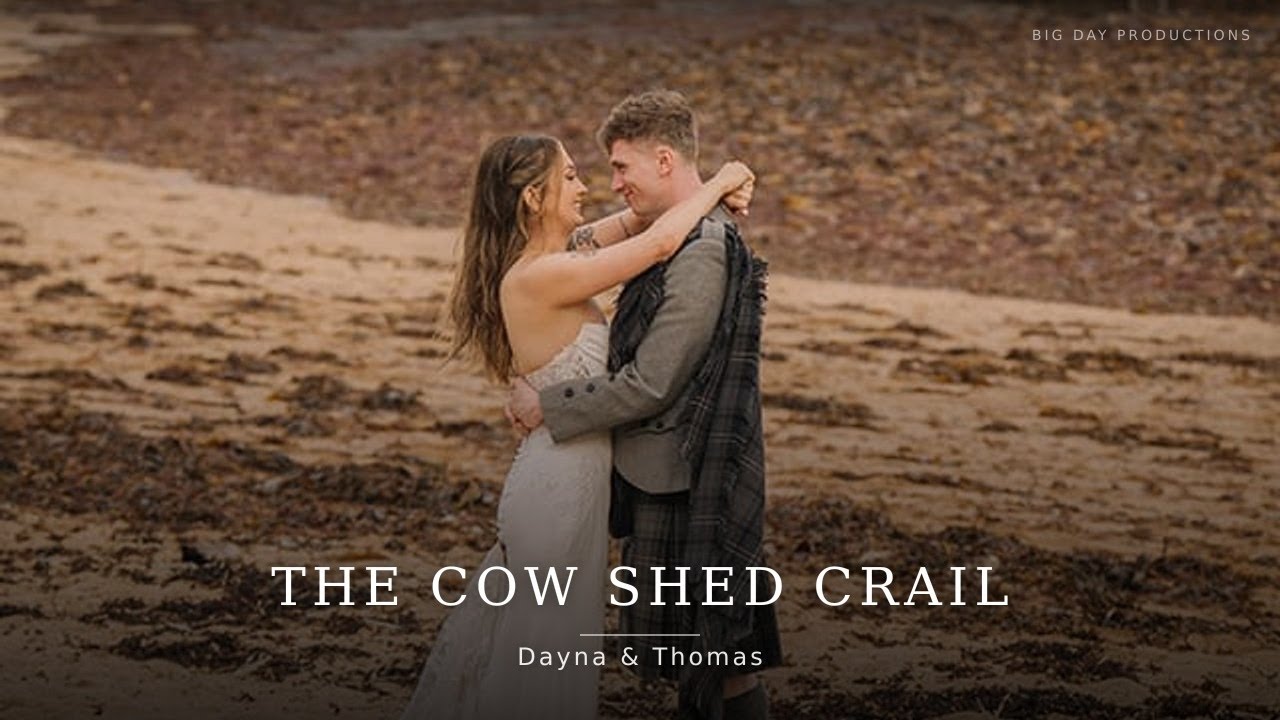 The Cow Shed Crail wedding photography and film