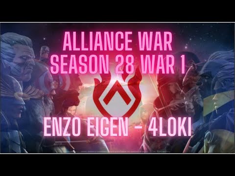 Alliance War Season 28 War 1 - Enzo Eigen - 4L0ki versus SH=BR