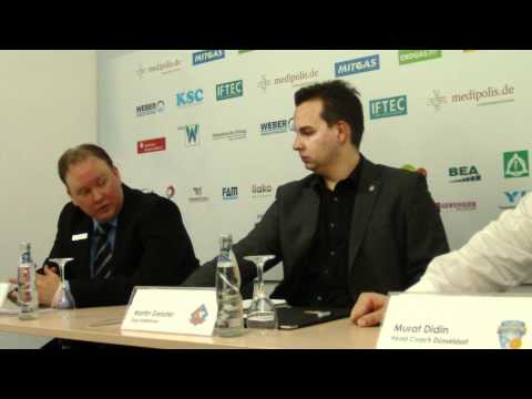 Pressekonferenz Mitteldeutscher Basketball Club   Gloria GIANTS Düsseldorf; 27  Spieltag