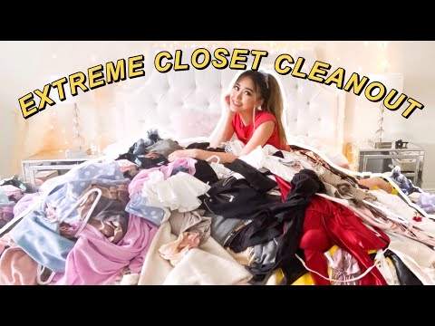 EXTREME CLOSET CLEAN OUT 2020 / DECLUTTER + ORGANIZE WITH ME  *first time in 4 years*