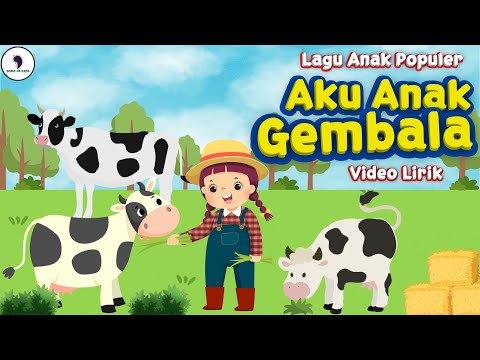 Lagu Anak Terpopuler -  Anak Gembala (Aku Adalah Anak Gembala) || (Video Lirik) Song of Kids