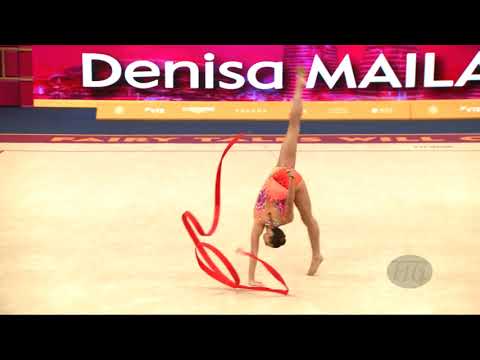 MAILAT Denisa (ROU) - 2019 Rhythmic Worlds, Baku (AZE) - Qualifications Ribbon