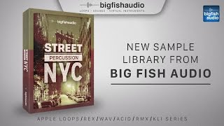 Video thumbnail for Street Percussion: NYC | Demo Track #1 by Big Fish Audio