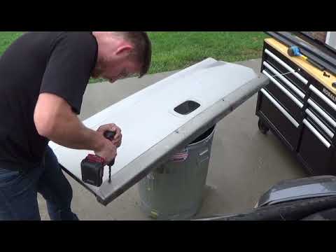 1999-2006 Chevrolet/GMC tailgate spoiler cap removal and install