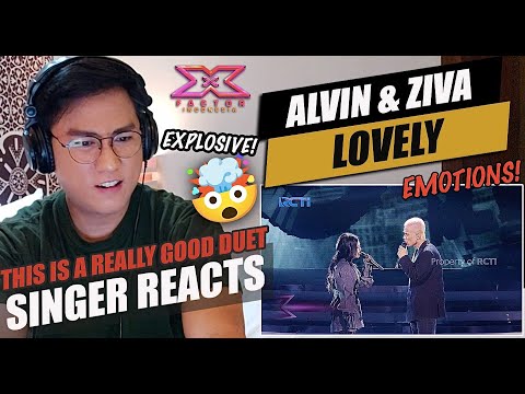 ALVIN X ZIVA MAGNOLYA - LOVELY (BILLIE EILLISH) | X FACTOR INDONESIA 2021 | SINGER REACTION