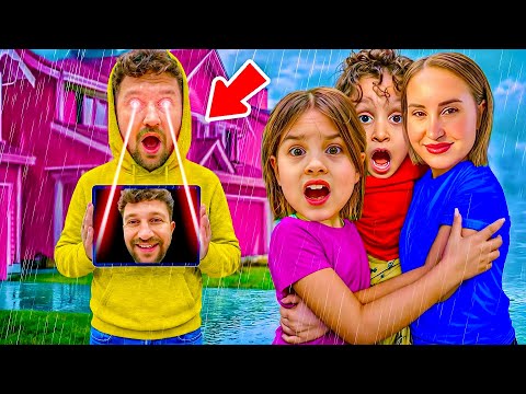 WE WENT TO MY FATHER'S EVIL TWIN'S HOUSE!! HE TOOK OVER OUR LIVES!! THE EVIL TWIN TELEPORTED US!!