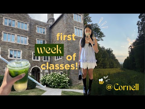 first week of college @Cornell | performative male contest, chaotic schedules, and good food