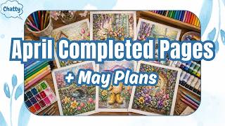Completed Coloring Pages in April 2026 + May Coloring Plans | Finished Pages | Adult Coloring
