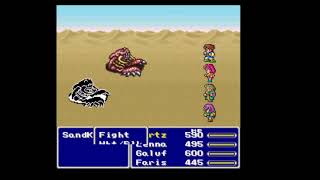 Final Fantasy 5 (SNES) - 14 Airship Exploration & Party Wipes