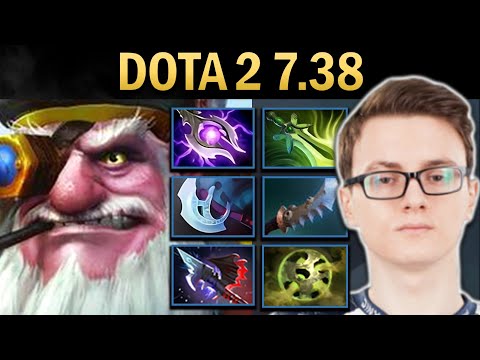 Sniper Gameplay Miracle with Mjolnir and 1000 GPM - Dota 7.38
