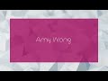 Amy Wong Appearance