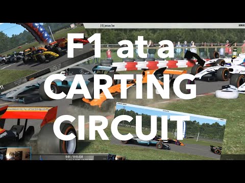 Formula racing shenanigans! | F1 and F3 on a CARTING TRACK