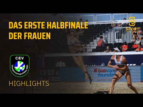 Paulikiene/Raupelyte - Gottardi/Menegatti |Highlights -Beach Euro 2024, Halbfinale| SDTV Volleyball