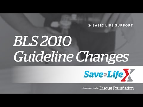 2. SaveALifeX: BLS - 2010 BLS Guideline Changes
