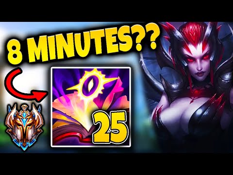 25 STACK MEJAI'S at 8 MINUTES!? IN HIGH ELO?!?! | How to Elise Jungle