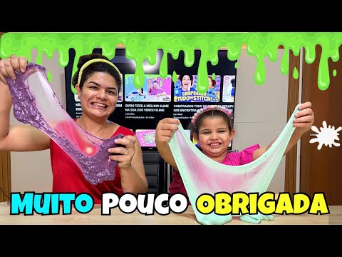 MUITO, POUCO OU OBRIGADA! SLIME Challenge 