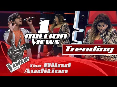 Hiran Charuka | Earth Song | Blind Auditions | The Voice Teens Sri Lanka