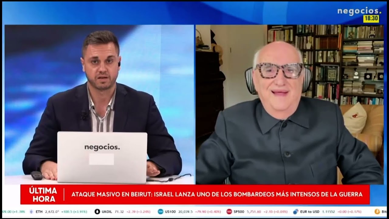 Alfredo Jalife Expone en @NegociosTV el Círculo Vicioso de las Guerras y las Geofinanzas de Hoy