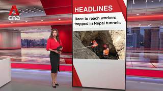 Nepal races to reach hundreds of workers trapped in hydropower tunnels | East Asia Tonight (Aug 31)