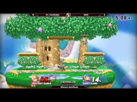 Versus Weekly 6/18/15 - Winners Semis - MVD (Diddy) vs. NickRiddle (ZSS) - Smash 4