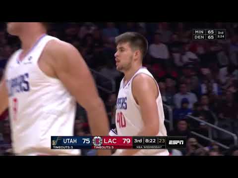 Ivica Zubac Full Highlights Clippers vs Jazz 2019.04.10 - 22 Pts, 11 Reb!