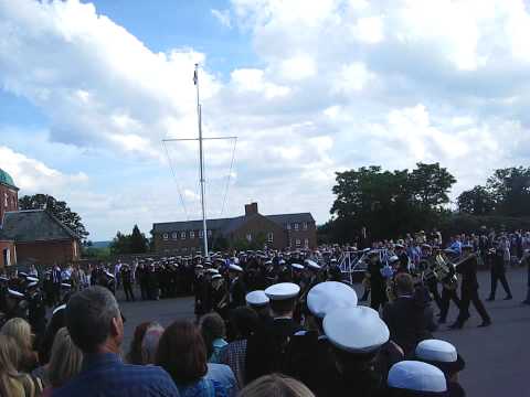 Beat The Retreat  March Passed at Pangbourne College 4th July 2009