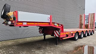 Faymonville F-S45-1AAF 2 x Extandable Powersteering Ramps! zema profila platforma puspiekabe | Attēls 4 - Autoline