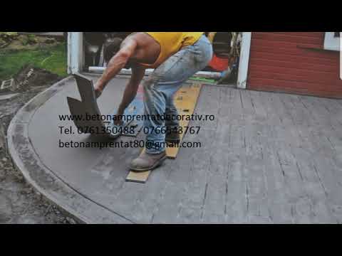 Beton Amprentat Livada -Arad Tel.0761350488 -0766543767