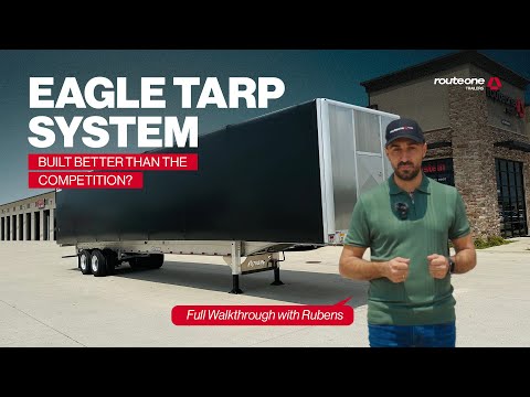 2026 Extreme Flatbed Trailer with Eagle Tarp System by Verduyn | Full Walkaround & Review