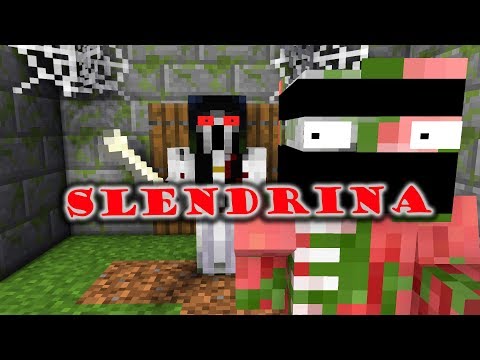 MOBS : SLENDRINA THE CELLAR CHALLENGE - Minecraft Animation