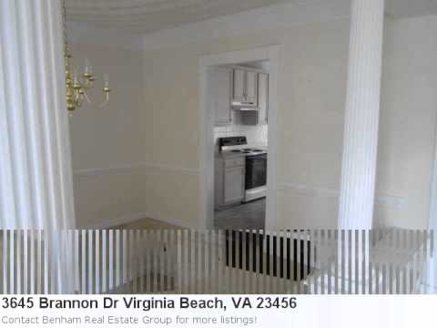 Real Estate Listing For Virginia Beach, Va- 3645 Brannon Dr